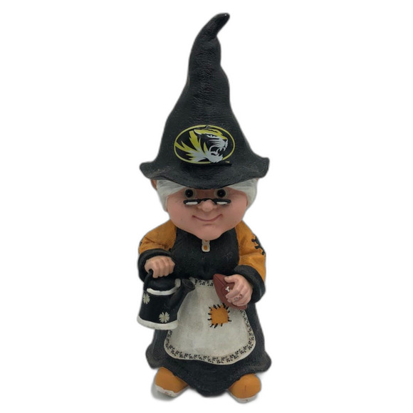 Mizzou University of Missouri Witch Halloween Tabletop Decor Collegiate Football - Picture 1 of 8